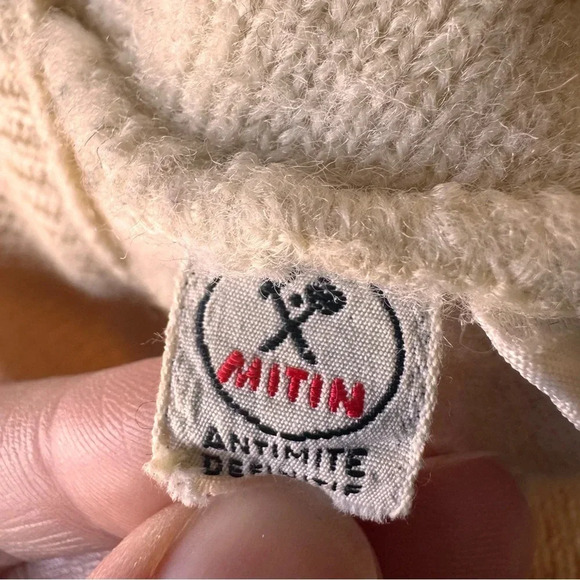 Saint James Navy and Cream Striped Sweater - Picture 9 of 15